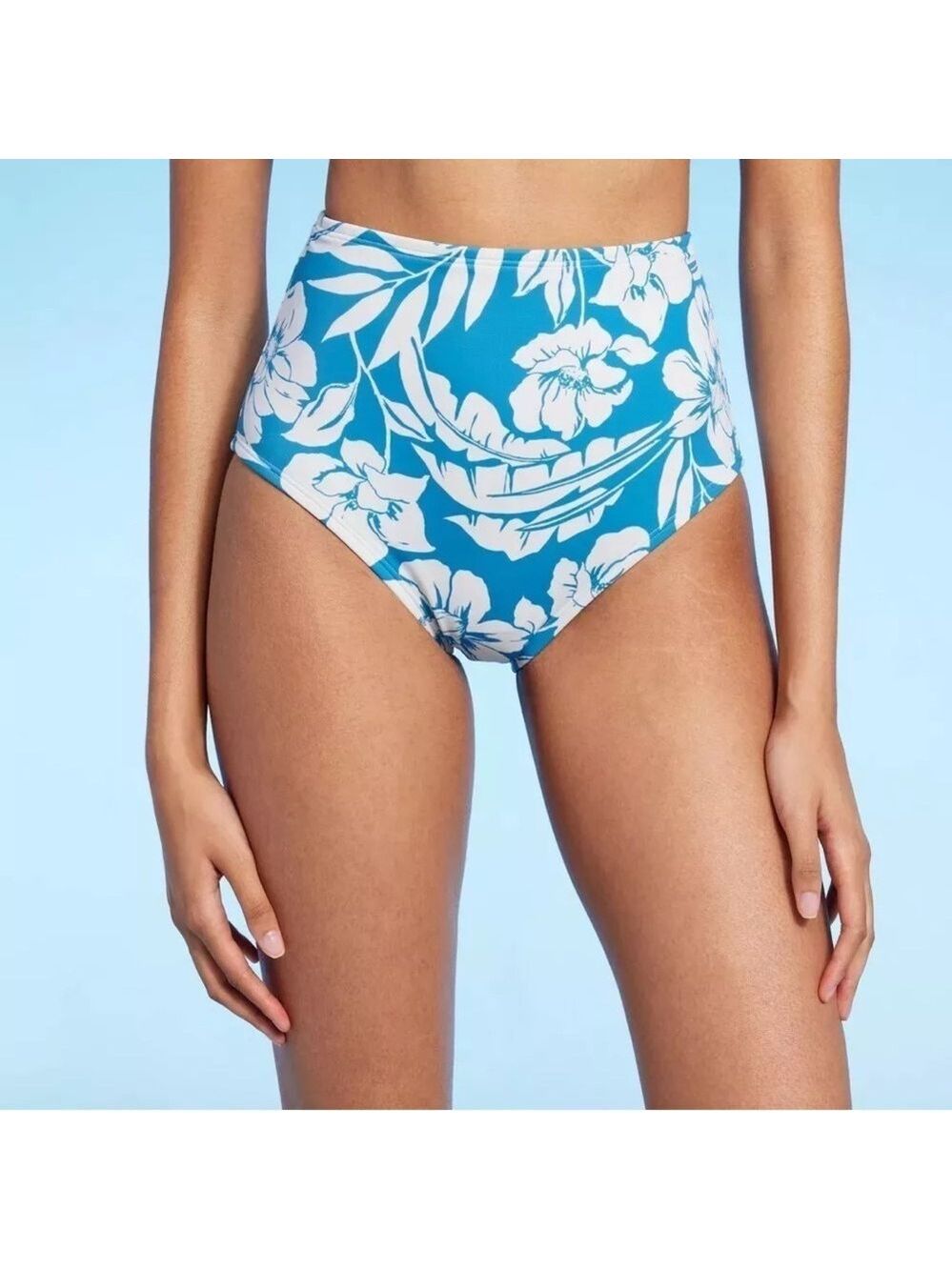 Shade & Shore High Waist Medium Coverage Bikini Bottom NWT Size XS